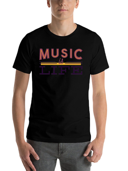 Music Is Life T-Shirt - Stylish Graphic Tee