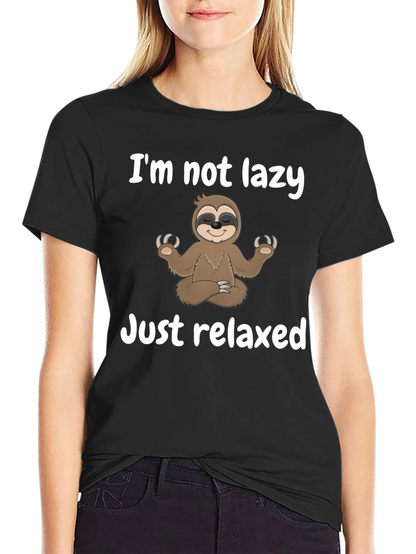 Relaxed Sloth T-Shirt - Im Not Lazy
