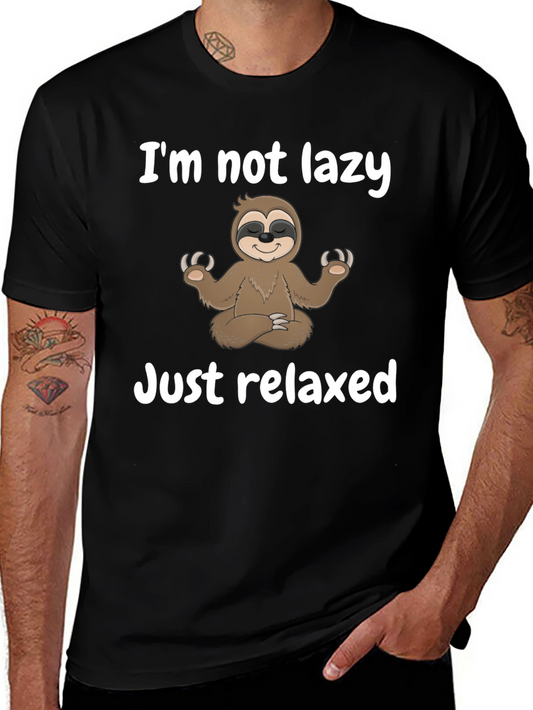 Relaxed Sloth T-Shirt - Im Not Lazy