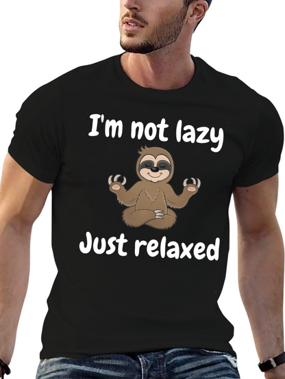 Relaxed Sloth T-Shirt - Im Not Lazy