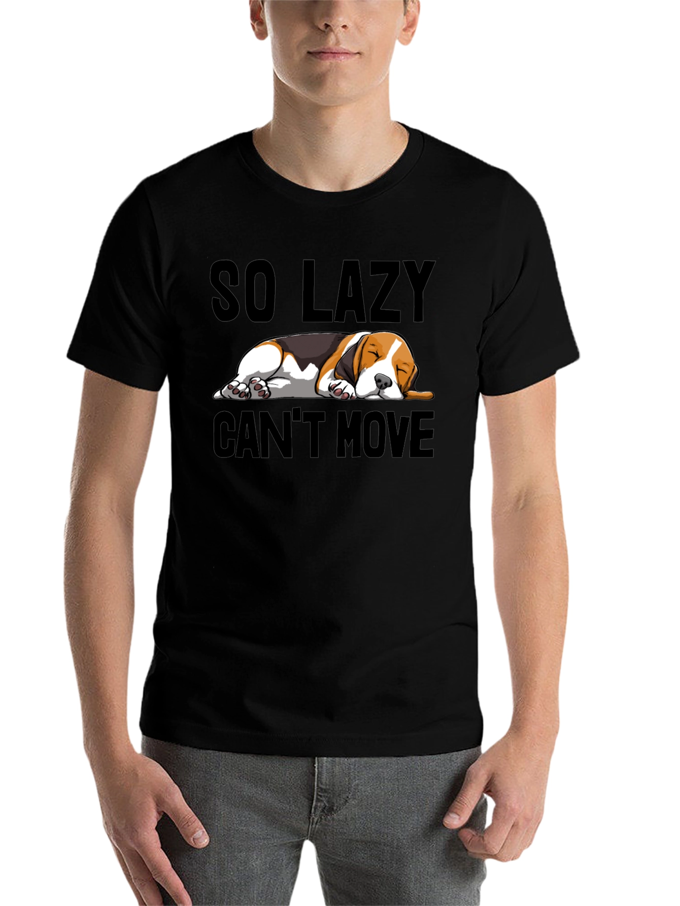 Lazy Dog Graphic T-Shirt - Unisex Relaxed Fit