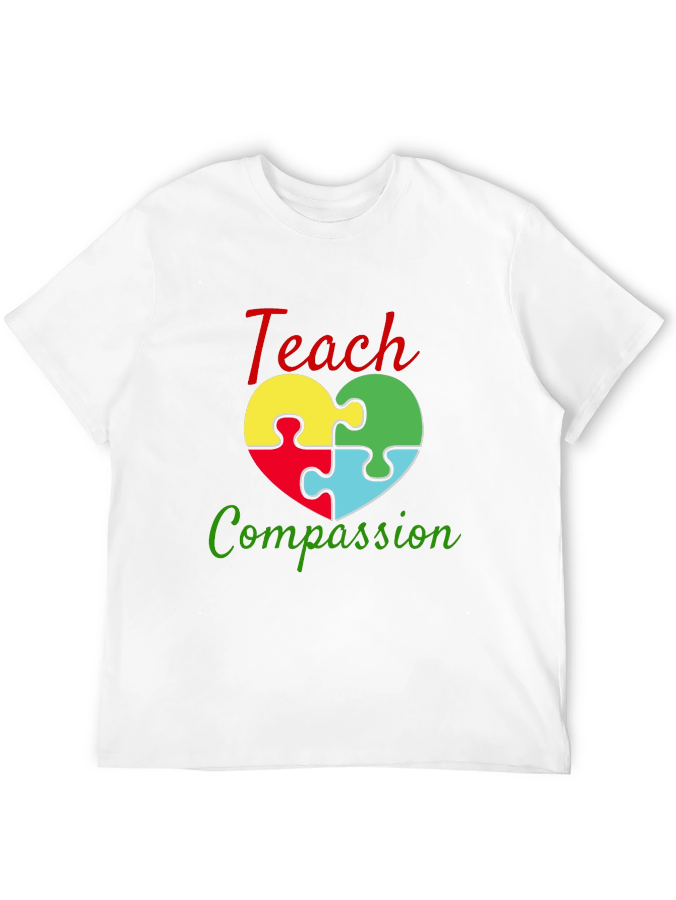 Teach Compassion Autism Awareness T-Shirt