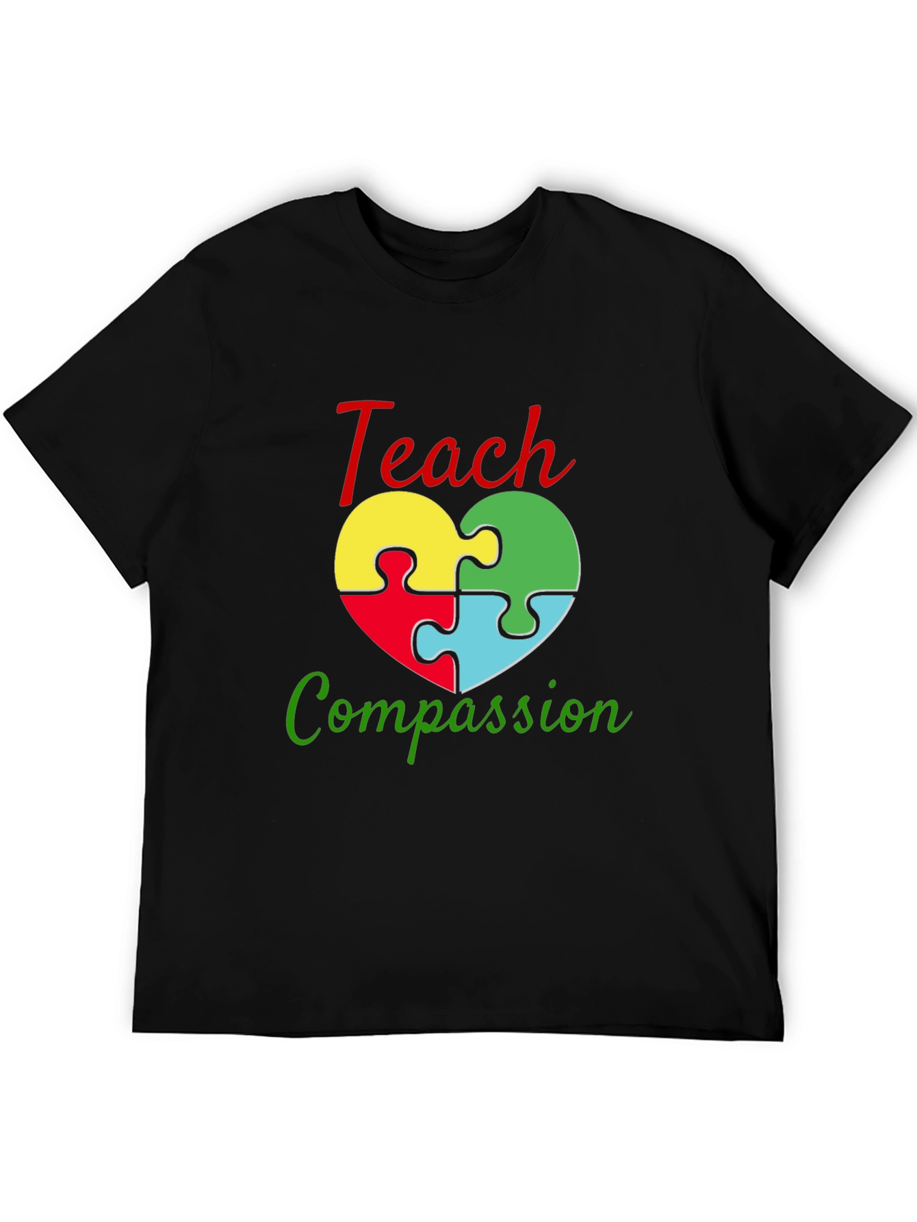 Teach Compassion Autism Awareness T-Shirt