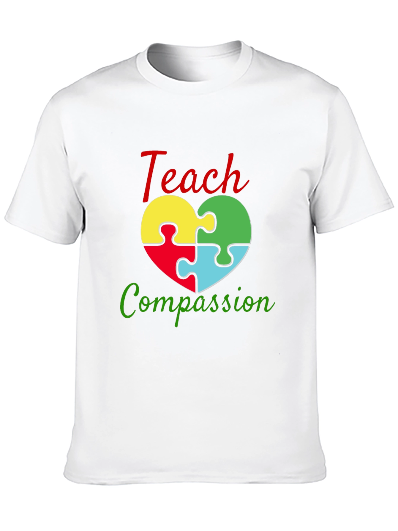 Teach Compassion Autism Awareness T-Shirt