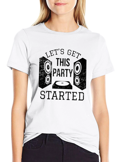 Lets Get This Party Started Graphic Tee