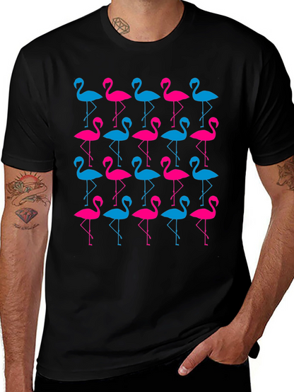 Flamingo Pattern T-Shirt