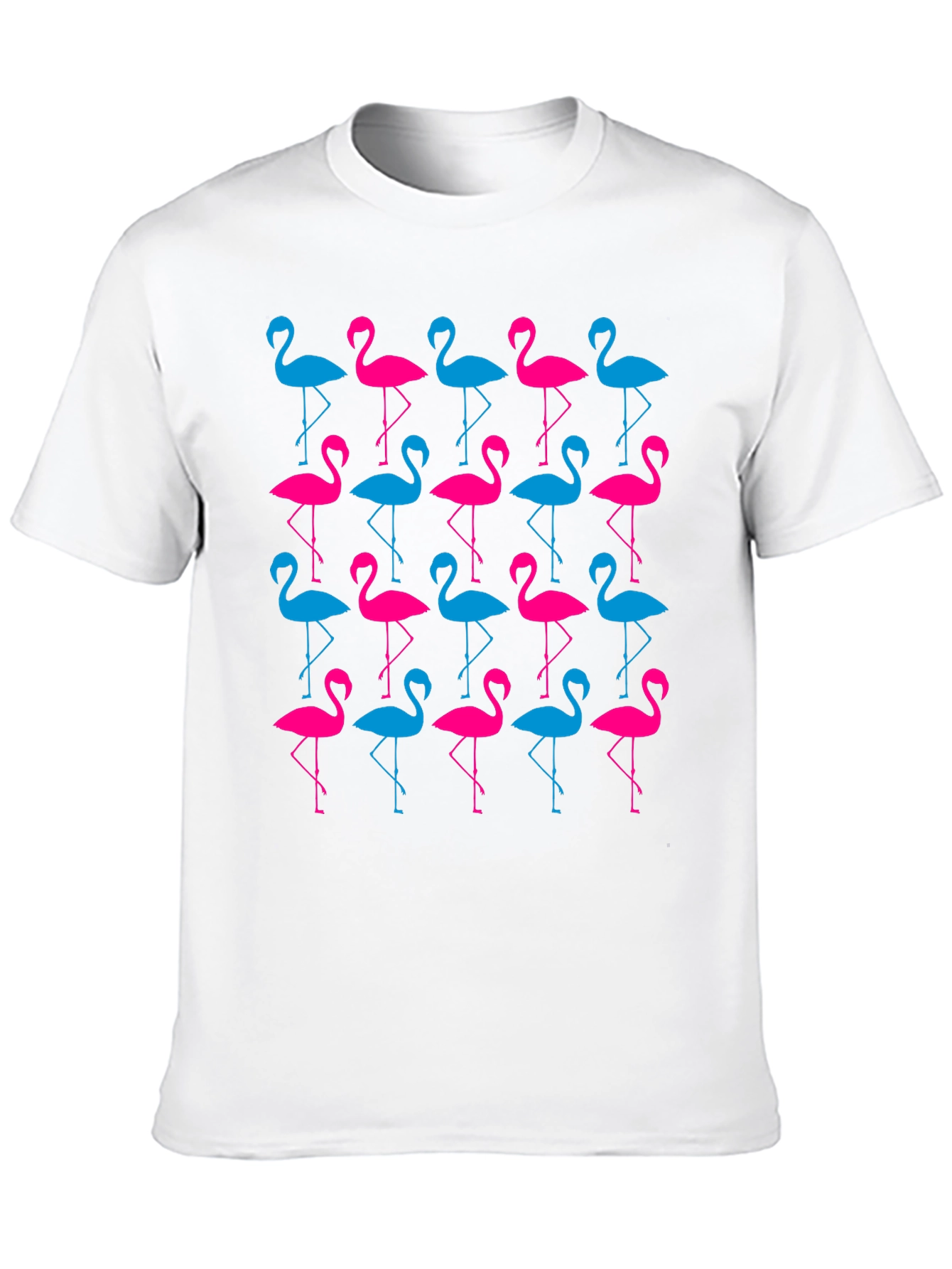 Flamingo Pattern T-Shirt