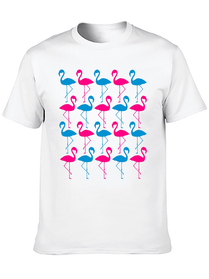 Flamingo Pattern T-Shirt