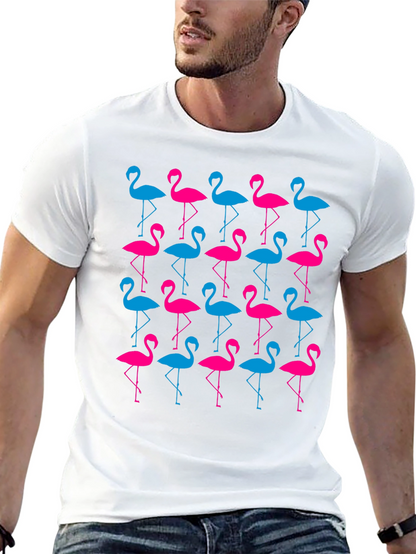 Flamingo Pattern T-Shirt