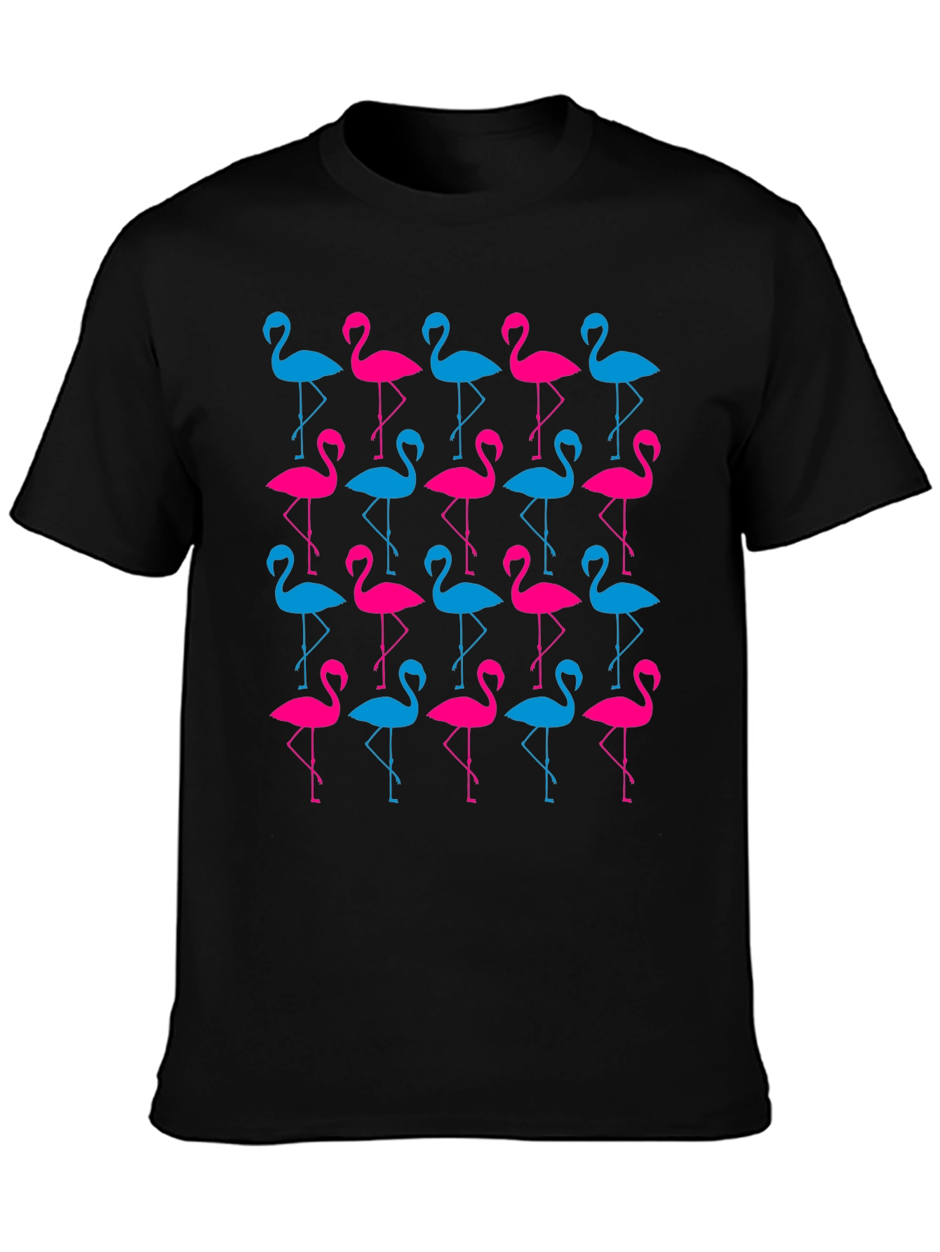 Flamingo Pattern T-Shirt