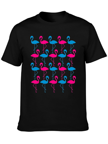 Flamingo Pattern T-Shirt