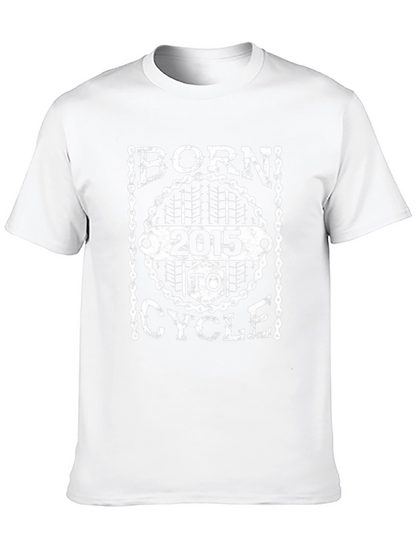 Born To Cycle 2015 Graphic T-Shirt - Black
