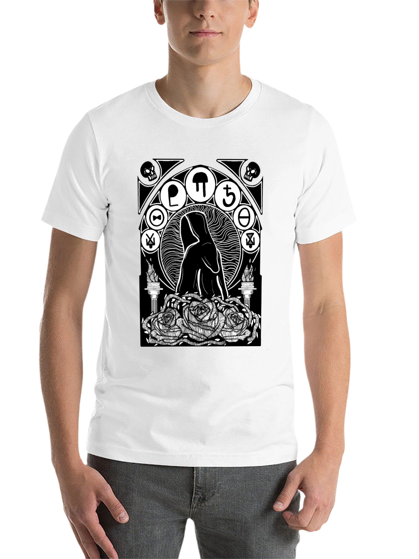 Occult Rose T-Shirt - Gothic Graphic Tee