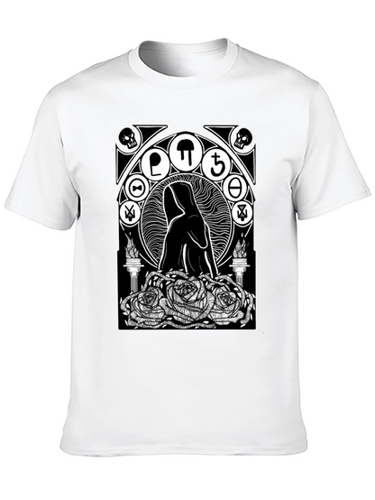 Occult Rose T-Shirt - Gothic Graphic Tee