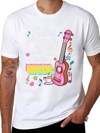 Fueled by Coffee and Country Music Graphic Tee
