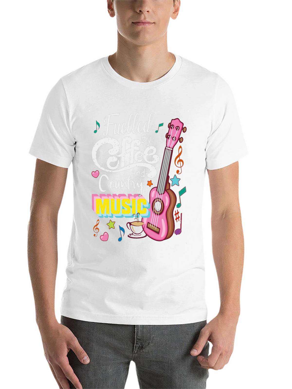 Fueled by Coffee and Country Music Graphic Tee