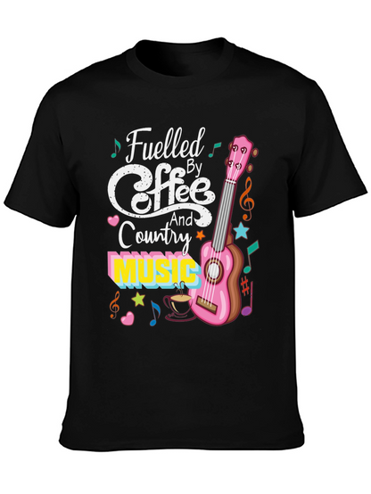 Fueled by Coffee and Country Music Graphic Tee