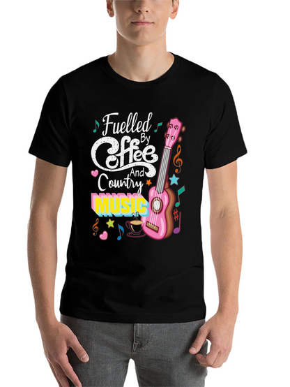 Fueled by Coffee and Country Music Graphic Tee