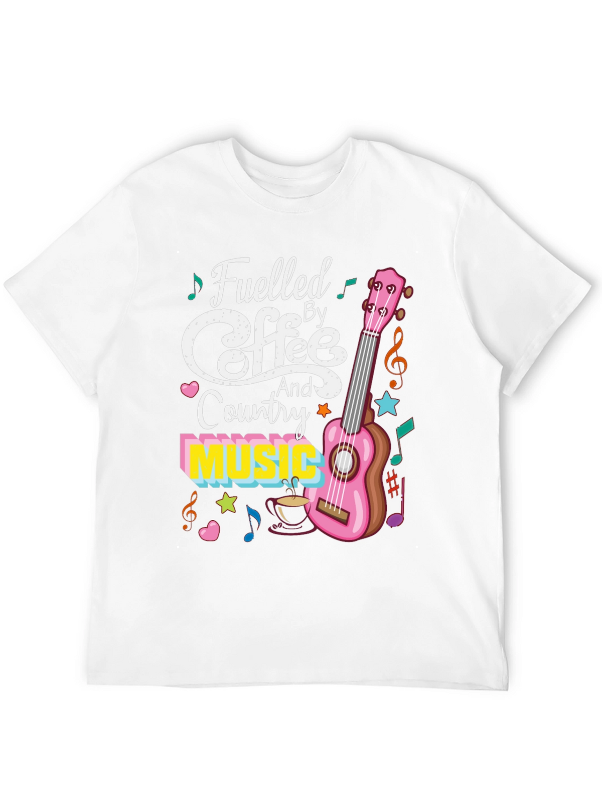Fueled by Coffee and Country Music Graphic Tee