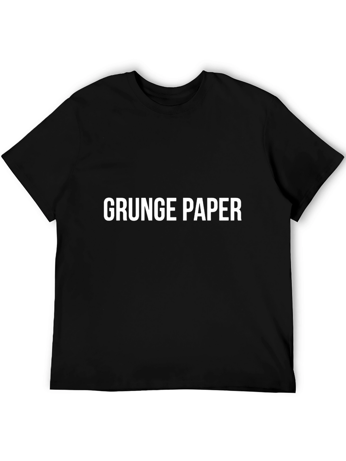 Grunge Paper Black T-Shirt
