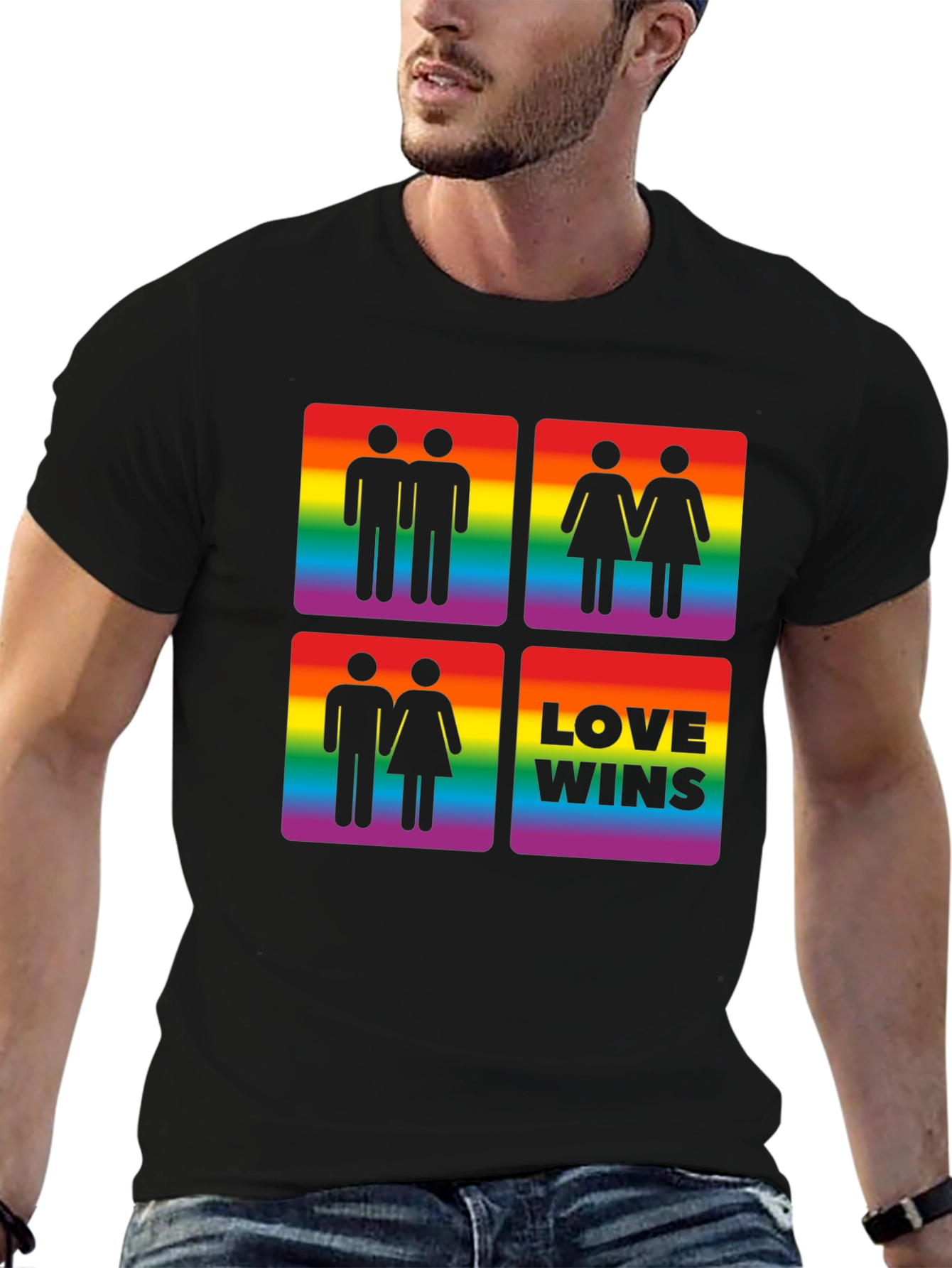 Love Wins LGBT Pride Graphic Tee