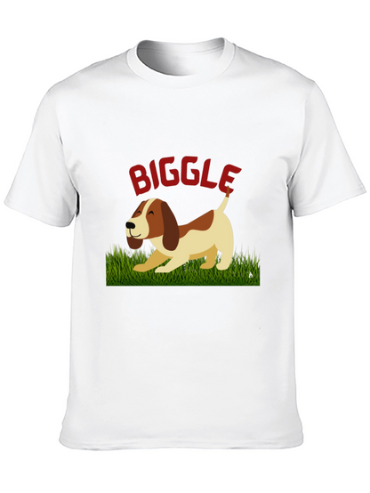 Biggle Dog Graphic Tee - Unisex Black T-Shirt