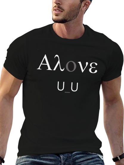Alone Graphic Tee - Comfort and Style