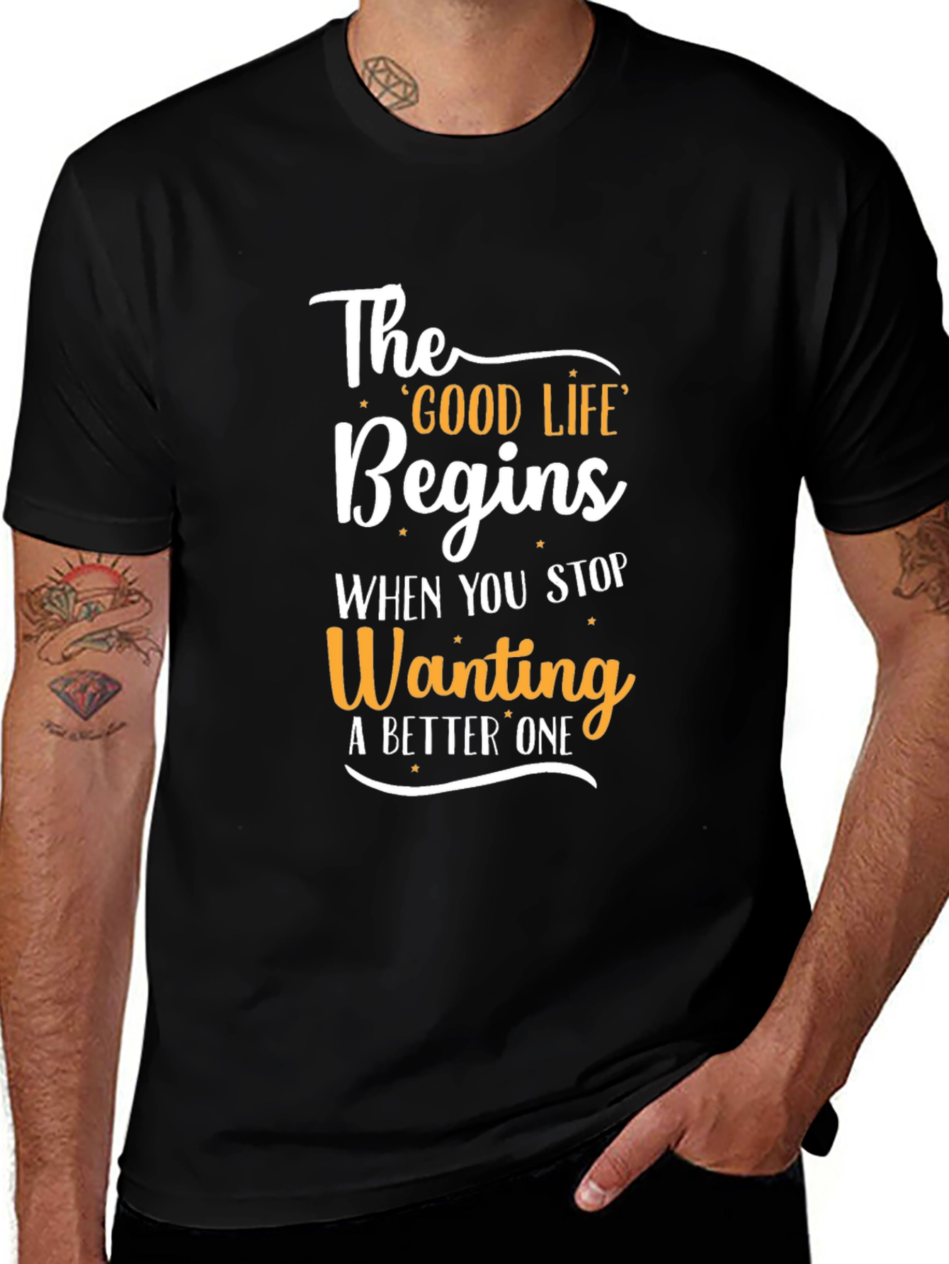 Motivational Good Life Graphic Tee