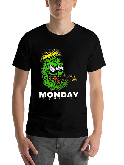 Monster Monday Graphic Tee - Black