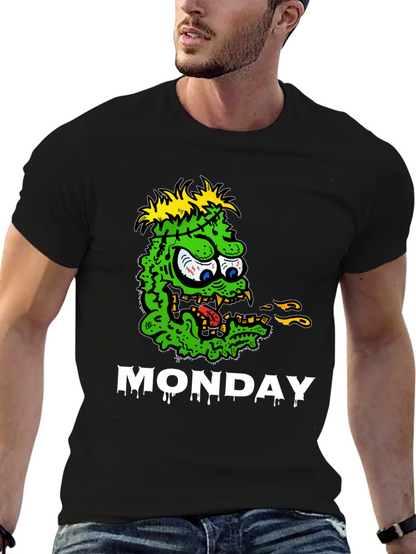 Monster Monday Graphic Tee - Black