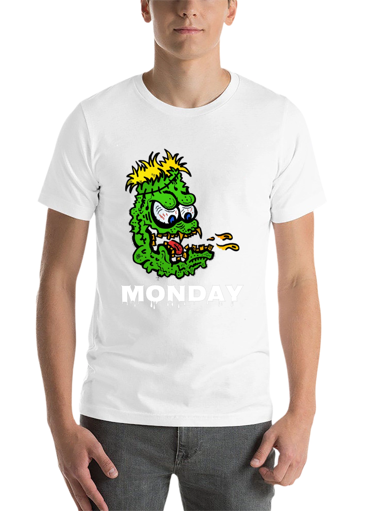 Monster Monday Graphic Tee - Black