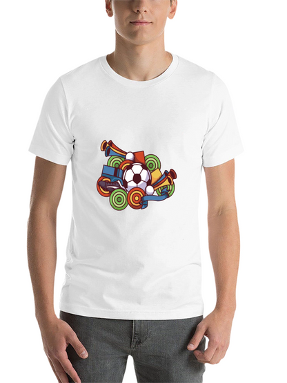 Soccer Fan T-Shirt - Black Graphic Tee