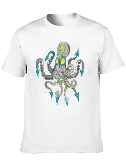 Octopus Graphic Tee - Cool Sea Life Design