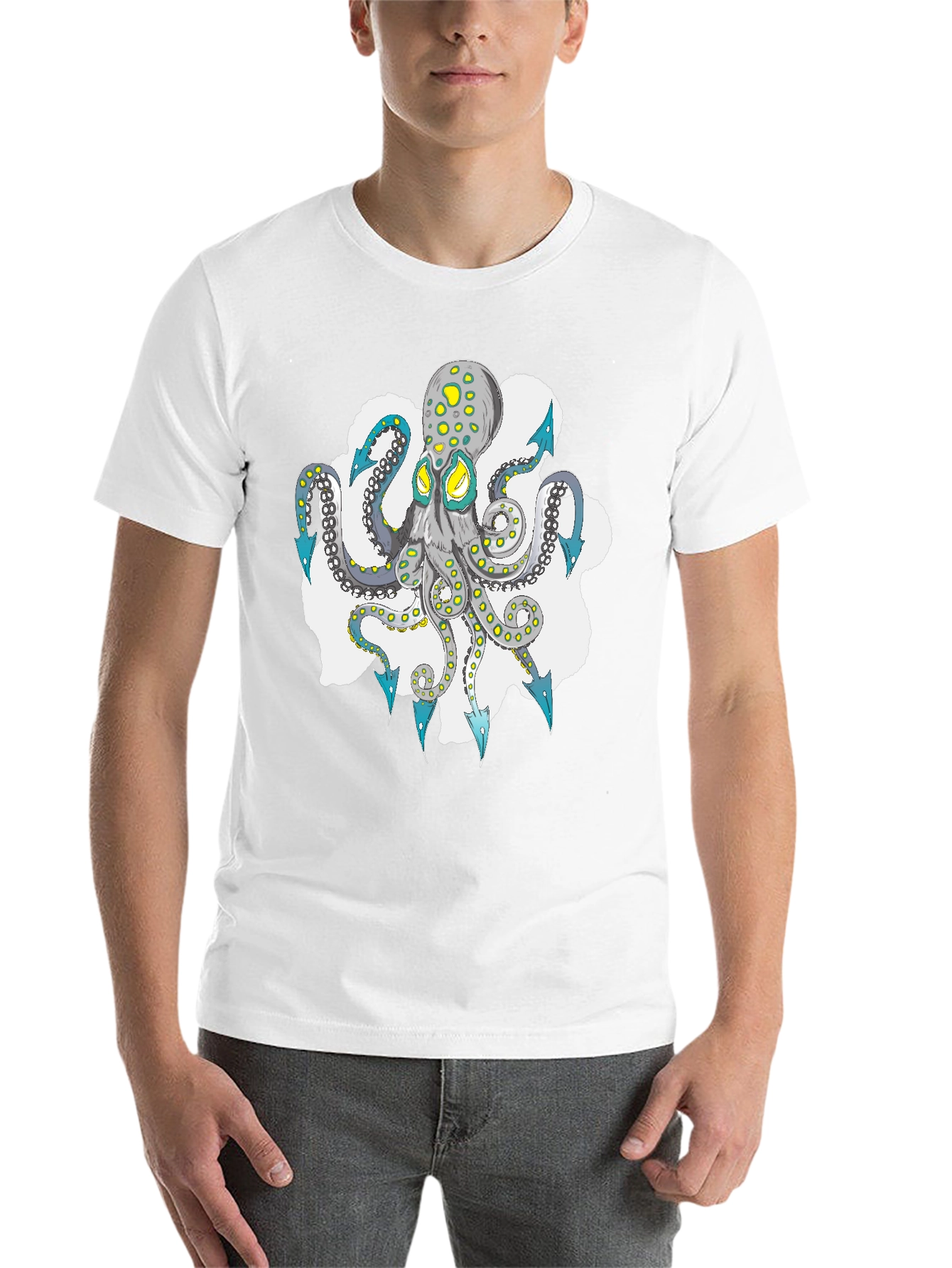 Octopus Graphic Tee - Cool Sea Life Design