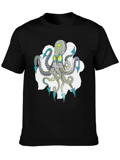 Octopus Graphic Tee - Cool Sea Life Design