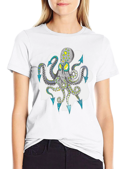 Octopus Graphic Tee - Cool Sea Life Design