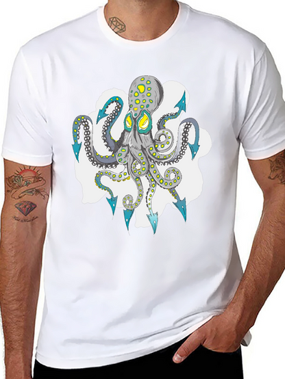 Octopus Graphic Tee - Cool Sea Life Design