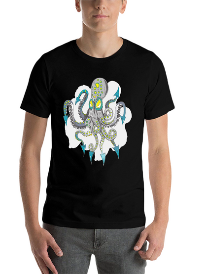 Octopus Graphic Tee - Cool Sea Life Design