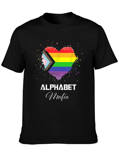 LGBT Pride Alphabet Mafia Graphic T-Shirt