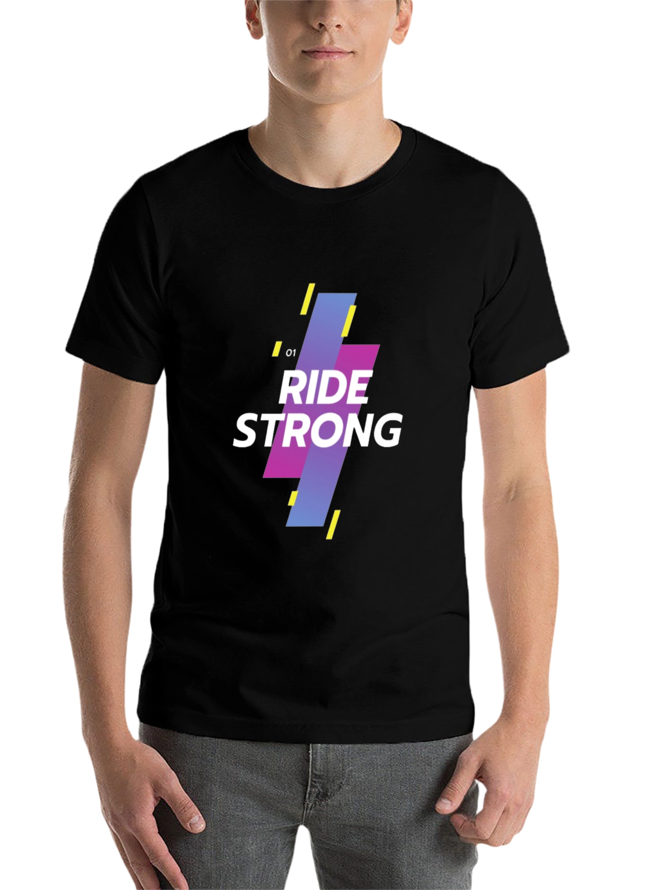 Ride Strong Graphic Tee - Black