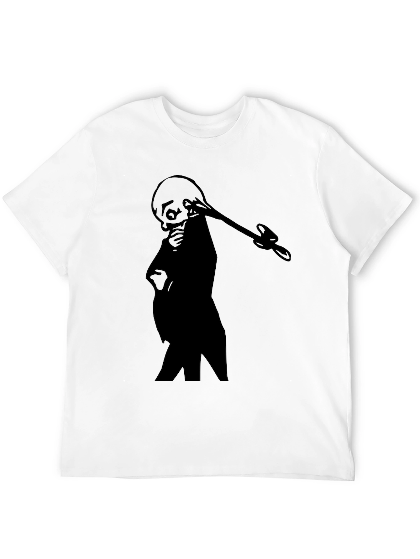Silhouette Grim Reaper T-Shirt - Black