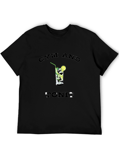 Gym and Tonic Graphic T-Shirt - Black