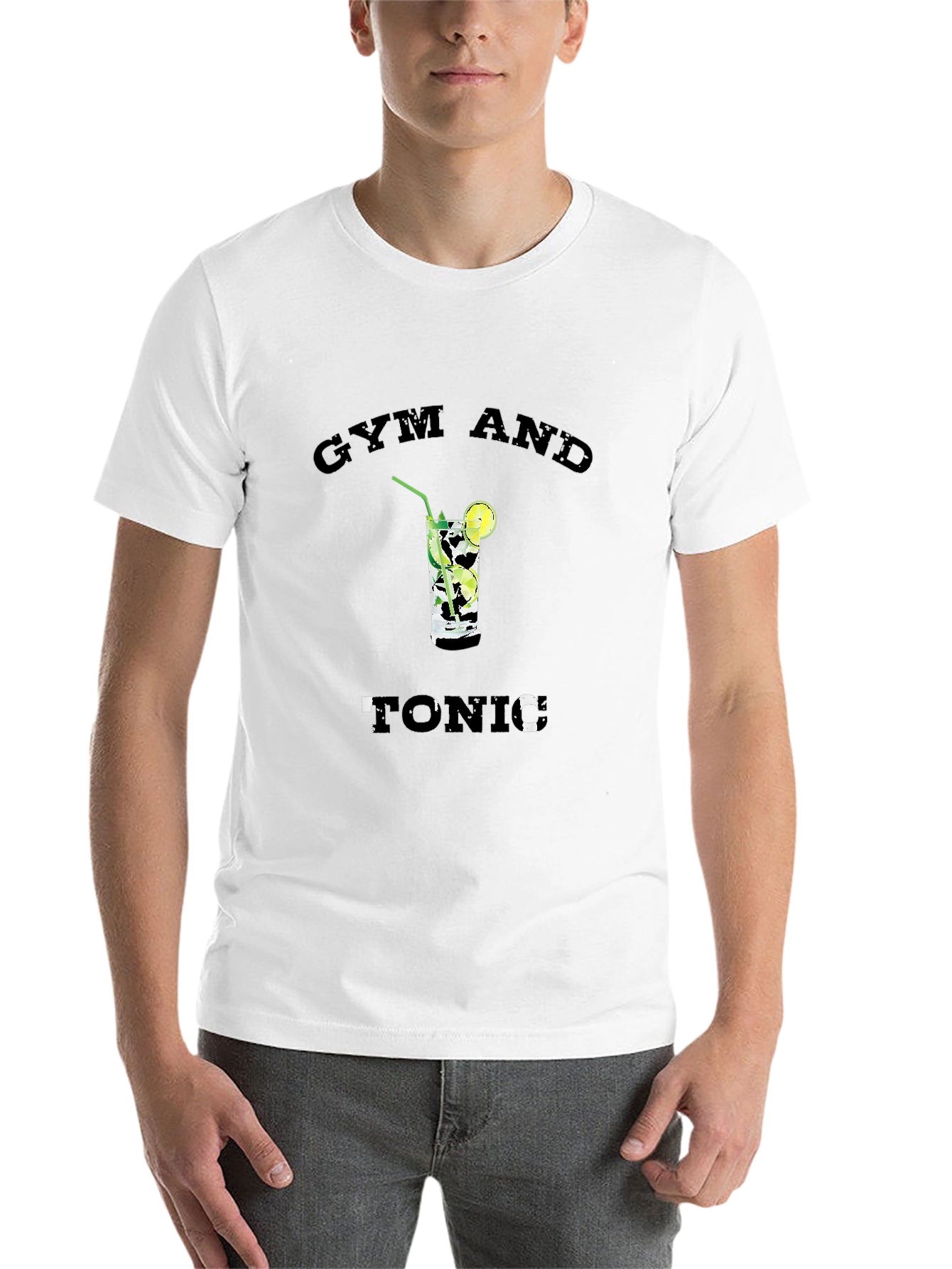 Gym and Tonic Graphic T-Shirt - Black