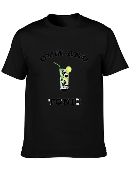 Gym and Tonic Graphic T-Shirt - Black