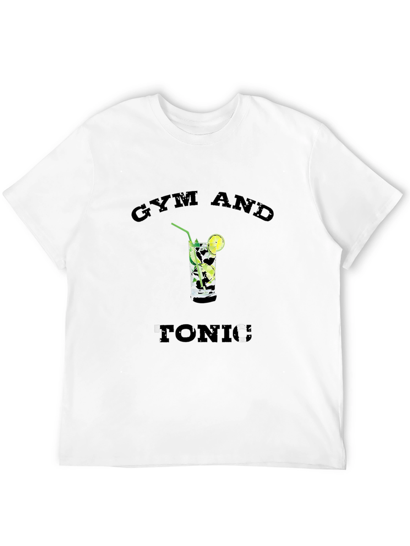 Gym and Tonic Graphic T-Shirt - Black