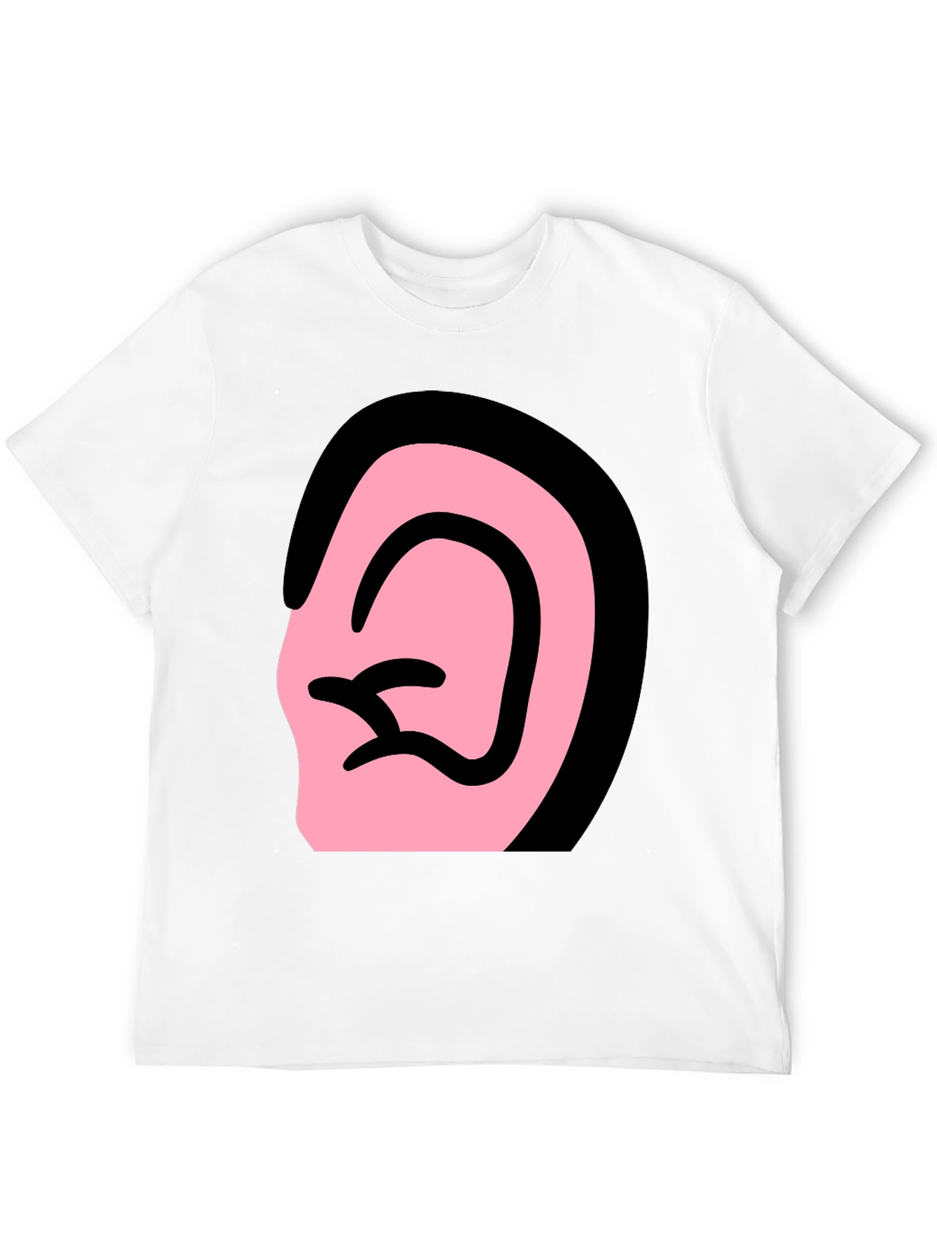 Ear Graphic Black T-Shirt