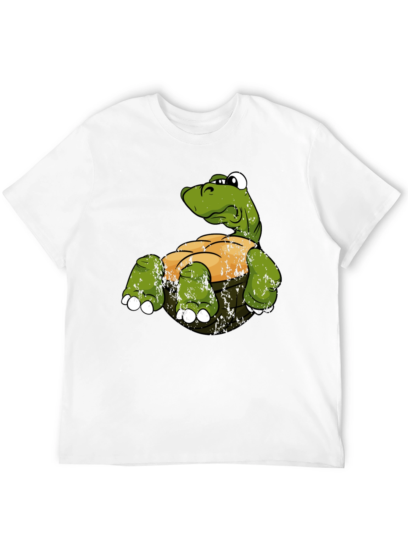 Funny Turtle Graphic Print T-Shirt