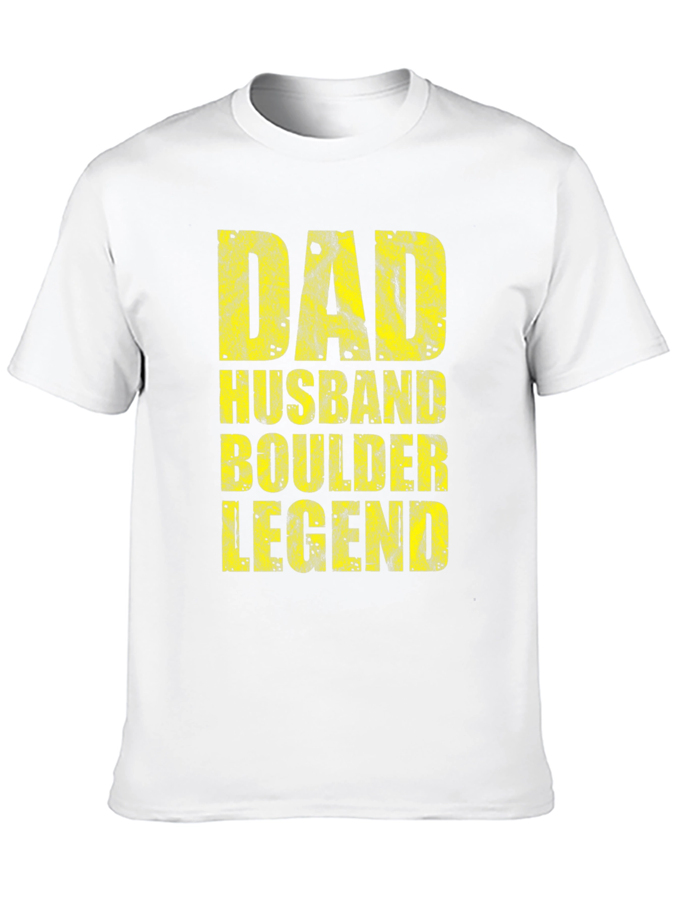 Dad Husband Boulder Legend Graphic T-Shirt