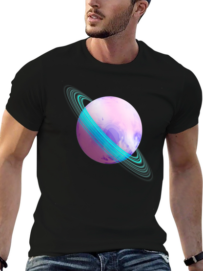Saturn Graphic T-Shirt - Galaxy Style
