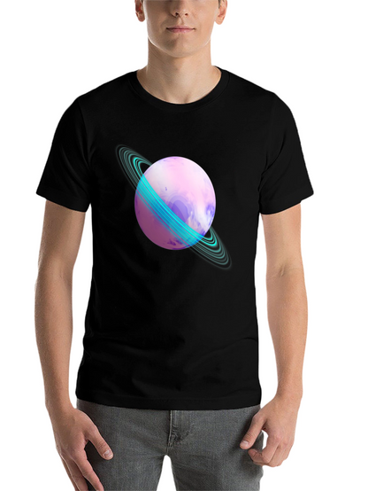 Saturn Graphic T-Shirt - Galaxy Style